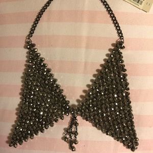 Beaded Bib statement necklace